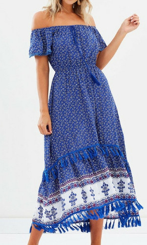 Pommy Dress Blue by KITCHY KU*