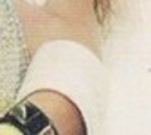 Cosmo January P141 - White Leather Cuff