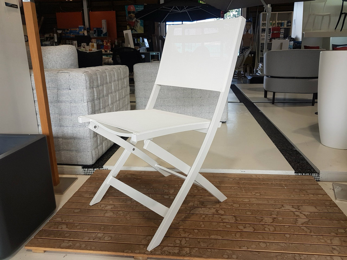 rosie folding sling aluminium outdoor chair for sale auckland nz