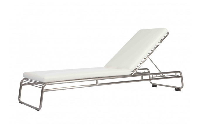 Phoenix sun lounger stainless steel - electropolished