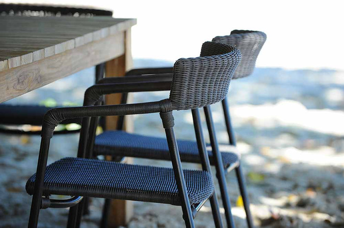 Izzy outdoor armchair - 3mm round cord wicker