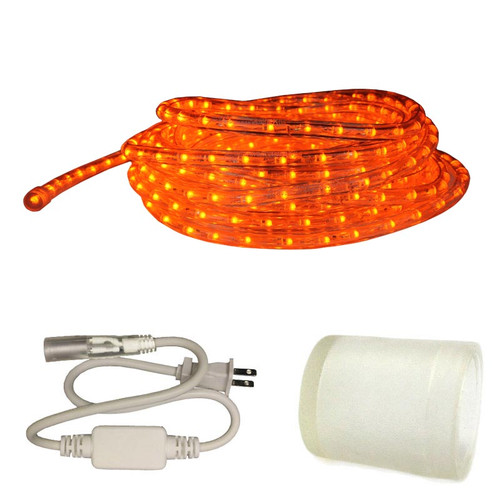 Custom Cut Orange Led Rope Light Aqlighting