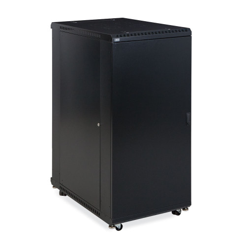 27U Server Cabinet With Solid Front & Rear Vented Doors - 36" Depth 27U Server Cabinet With Solid Front & Rear Vented Doors - 36" Depth