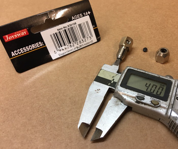 Joysway Coupler (4mm) for BL2815 Motor V2 (Bullet) 830108 Joysway Coupler (4mm) for BL2815 Motor V2 (Bullet) 830108