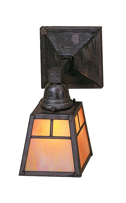 Mission Style Indoor Wall Sconce Mission Style Indoor Wall Sconce