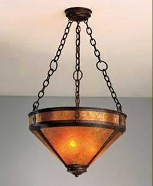 the mica lamp company 104 mission chandelier