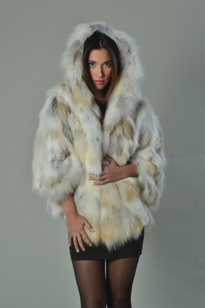 Crystal Fox Fur Coat - SKANDINAVIK FUR