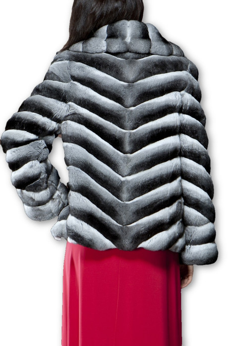Chinchilla Fur Coat Luscious Collar Chinchilla Fur Coat Luscious Collar