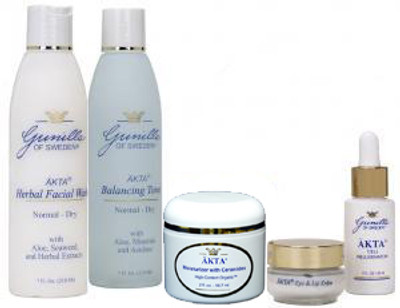 AKTA Skin Care Kit Normal to Dry 5 piece kit AKTA Skin Care Kit Normal to Dry 5 piece kit