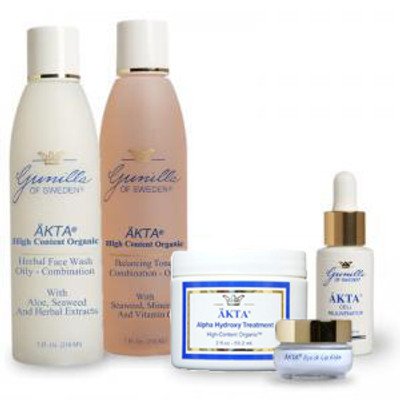 AKTA Skin Care Kit Combination to Oily 5 piece kit AKTA Skin Care Kit Combination to Oily 5 piece kit