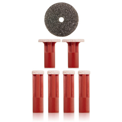 PMD Replacement Discs Red Coarse - 6 ct PMD Replacement Discs Red Coarse - 6 ct