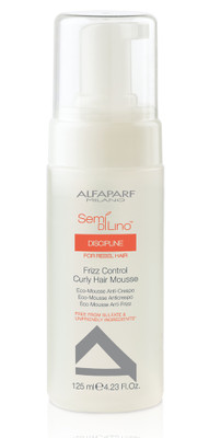 Alfaparf Semi Di Lino Discipline Frizz Control Curly Hair Mousse 4.23 oz Alfaparf Semi Di Lino Discipline Frizz Control Curly Hair Mousse 4.23 oz