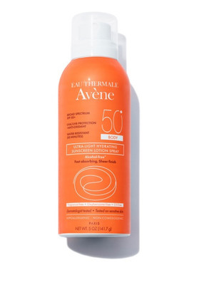 Avene Ultra-Light Hydrating Sunscreen Lotion Spray SPF 50+ Body Avene Ultra-Light Hydrating Sunscreen Lotion Spray SPF 50+ Body