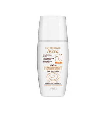 Avene MINERAL Ultra-Light Hydrating Sunscreen Face Lotion SPF 50+ Avene MINERAL Ultra-Light Hydrating Sunscreen Face Lotion SPF 50+