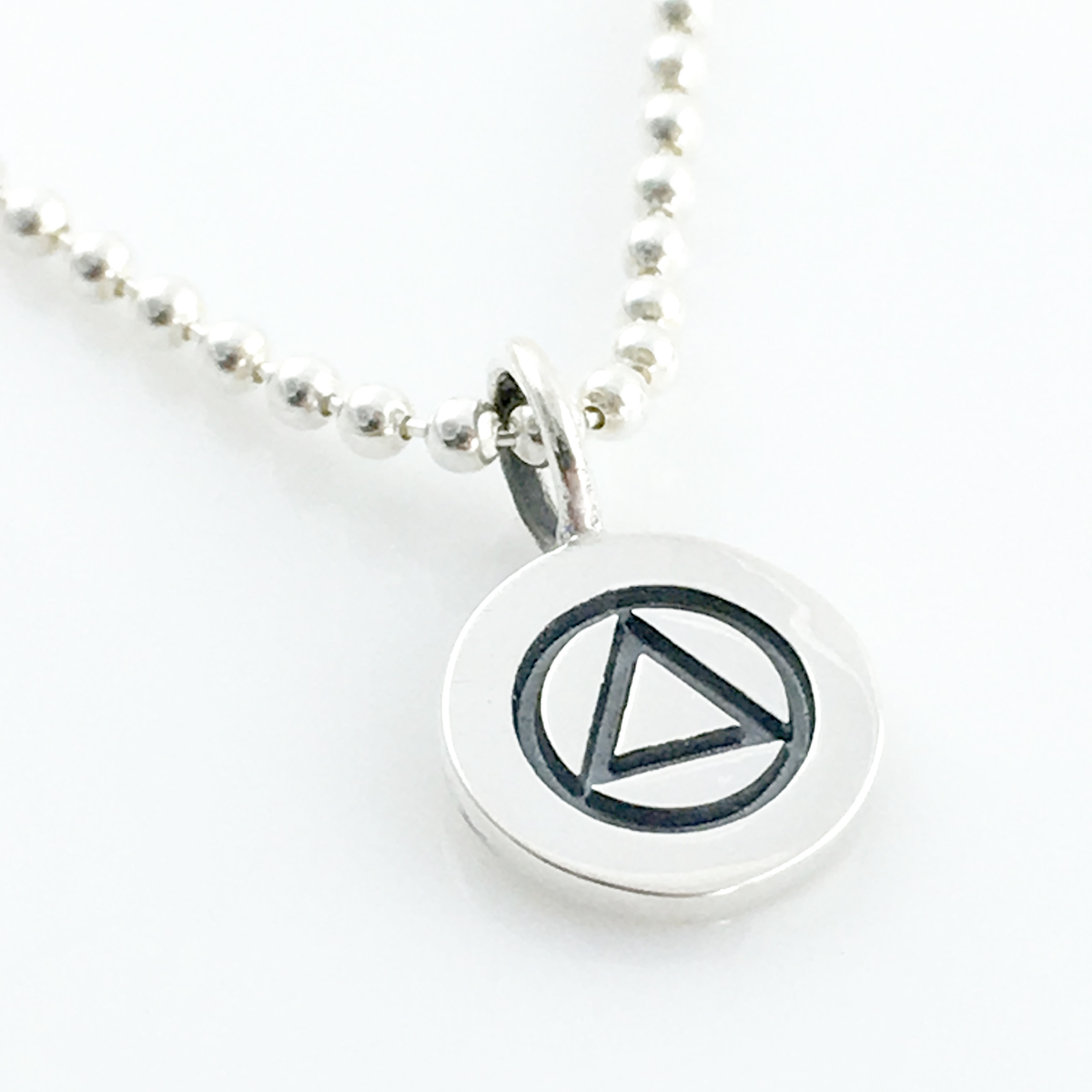 AA Symbol Charm Necklace