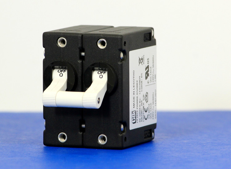 CFB310029 (2 Pole, 20A, 240VAC, Screw Terminals, Series Trip, UL Recognized (UL 1077))