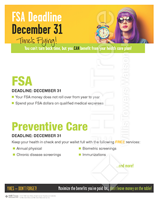 FSA Deadline Reminder Collection FSA-only Bright Design image