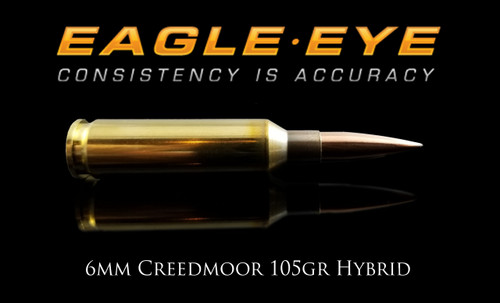 Eagle Eye 6mm Creedmoor 105gr Hybrid Ammunition Banner
