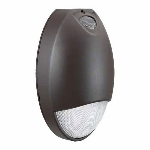 Oval 11 Watt LED Wallpack with Emergency Battery Backup Oval 11 Watt LED Wallpack with Emergency Battery Backup