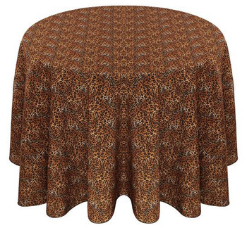 Animal Print Polyester Tablecloth Linen Animal Print Polyester Tablecloth Linen
