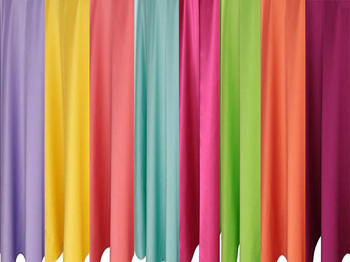 30"H Matte Satin Table Skirting (By the Foot) Includes Velcro Clips 30"H Matte Satin Table Skirting (By the Foot) Includes Velcro Clips