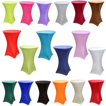 Spandex Cocktail Table Linens for 30" Round Top in 42"Height Spandex Cocktail Table Linens for 30" Round Top in 42"Height