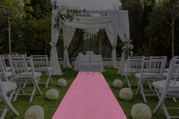 30"W Shimmer Crush Polyester Aisle Runner-Violet Gold 30"W Shimmer Crush Polyester Aisle Runner-Violet Gold