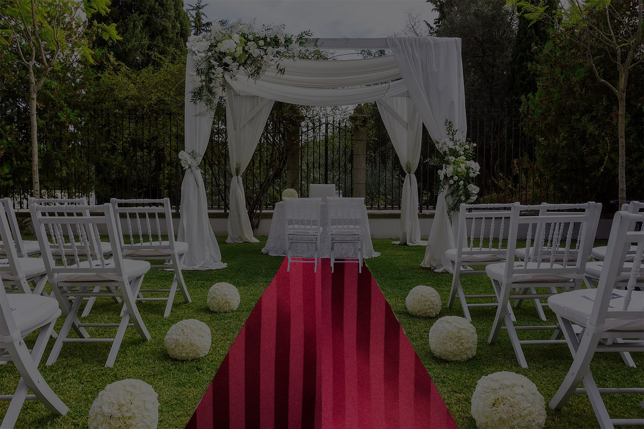 30 W Satin Stripe Aisle Runner