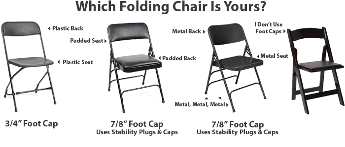Folding Chair Foot Caps 