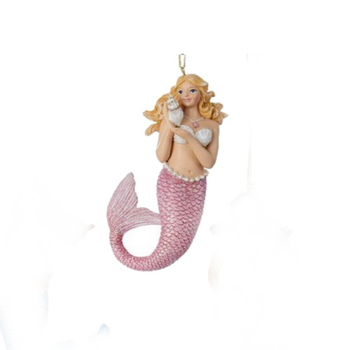 Pink Mermaid Ornament