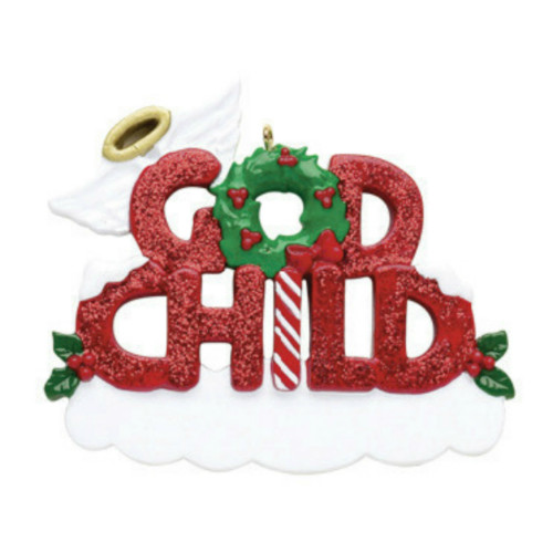 Free Personalization - Godchild Ornament