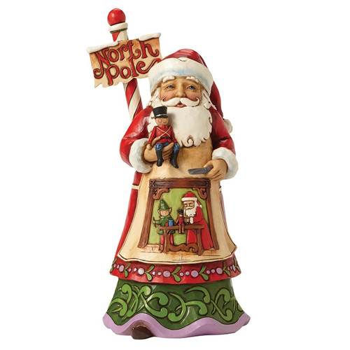 Jim Shore - Santa North Pole Figurine