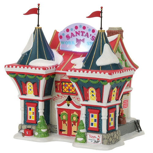 Department 56 - North Pole Village- Santa's North Pole Workshop