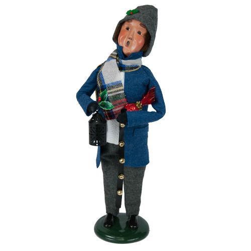 Byers' Choice - Clark Man Blue Shopper Caroler 2018