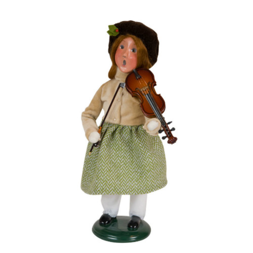 Byers' Choice - Musical Girl - Violin Caroler