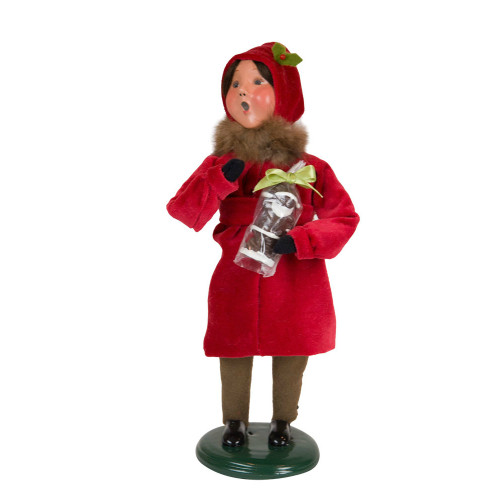 Byers' Choice - Victorian Girl with Santa Caroler 2018