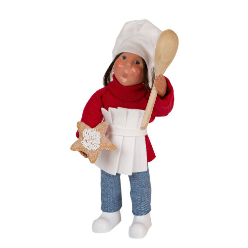 Byers' Choice Toddler Girl Baking Front Image