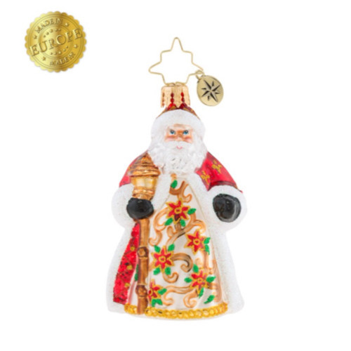 Christopher Radko - Poinsettia Passion Little Gem Ornament 2018