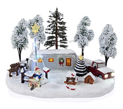 Kurt Adler Battery-Operated Christmas LED Scene Kurt Adler Battery-Operated Christmas LED Scene