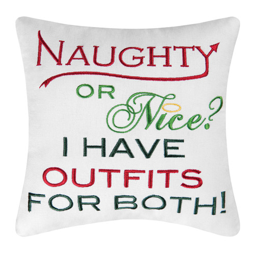 Naughty or Nice Pillow Naughty or Nice Pillow