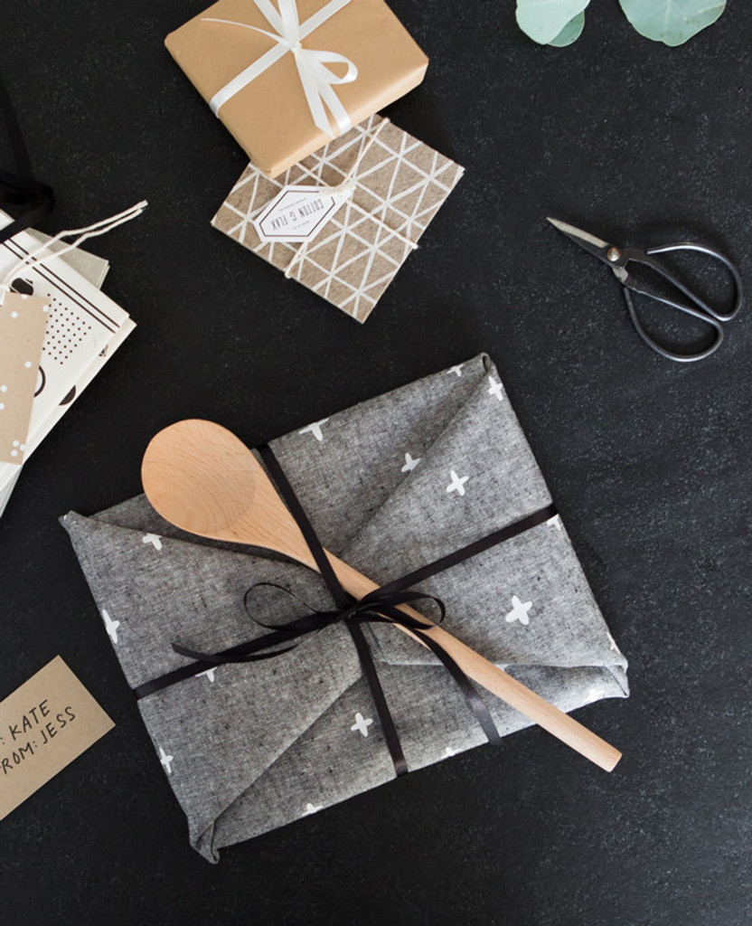 Black Chambray Plus Tea Towel