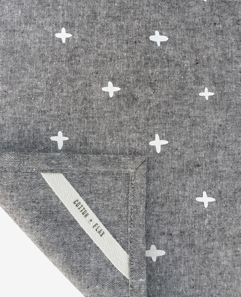 Black Chambray Plus Tea Towel