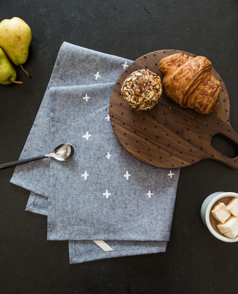 Blue Chambray Plus Tea Towel