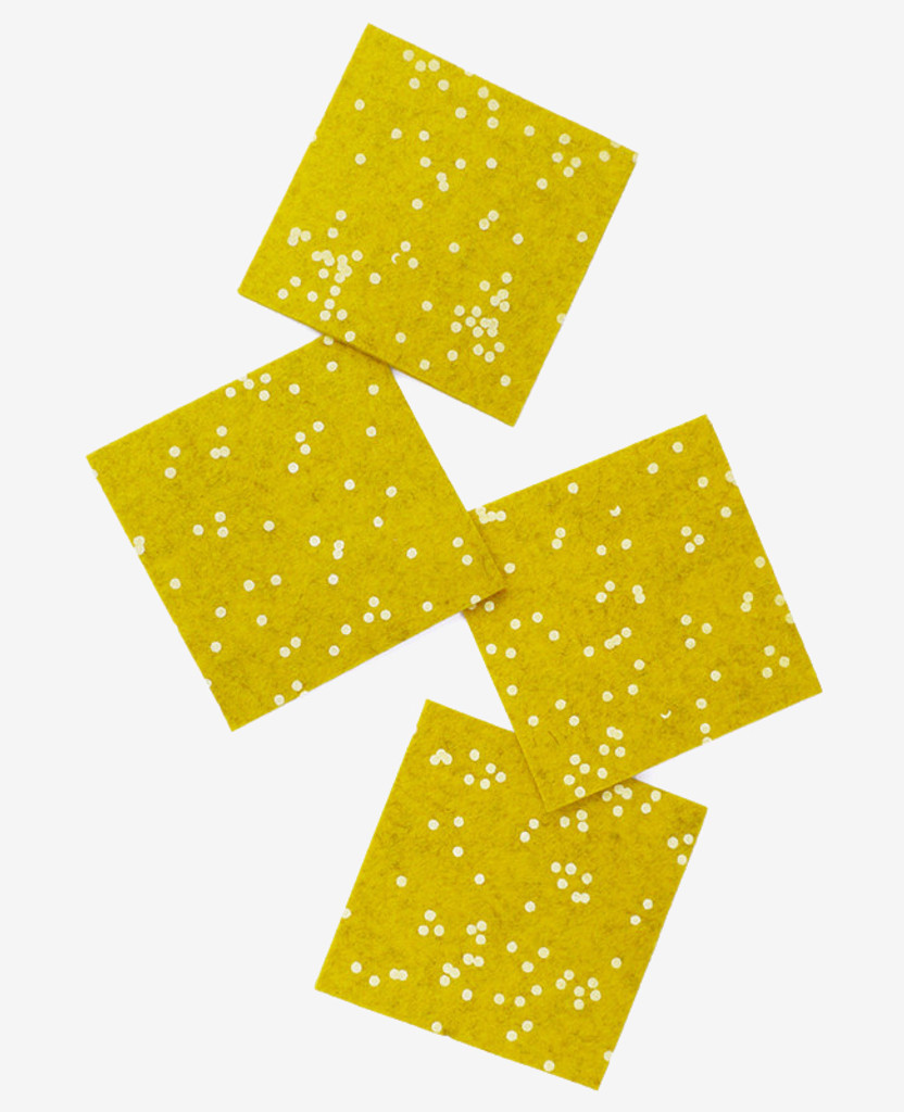 Gold Confetti Coasters
