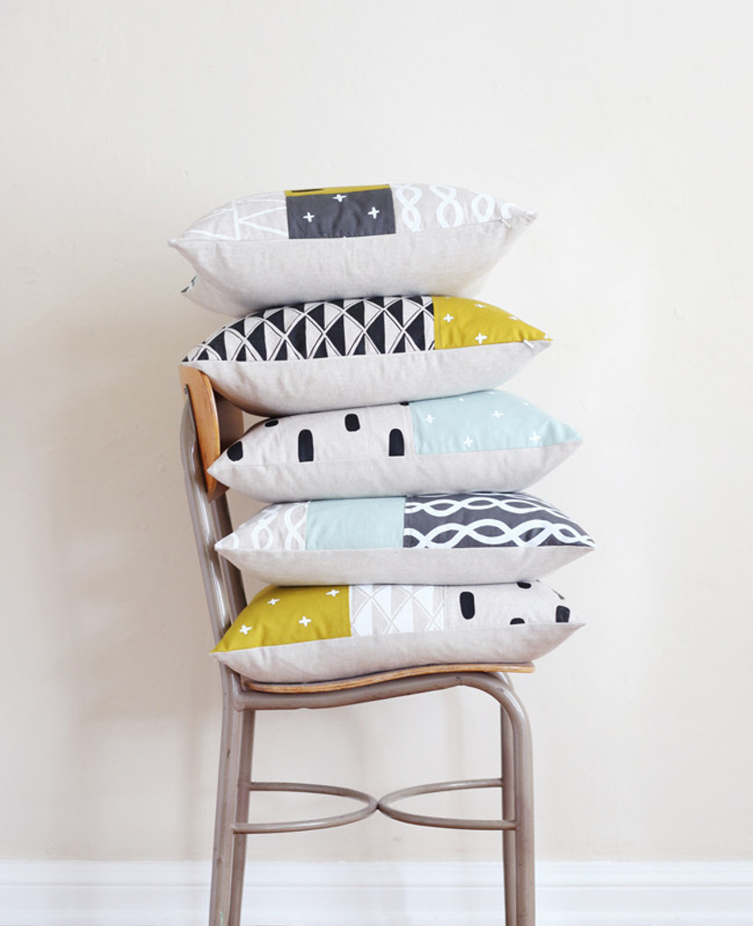 Magic Hour Patchwork Pillow