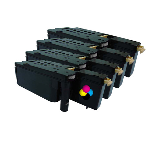 Value Pack Toner for Dell 1250CN Printer series, aftermarket alternative.