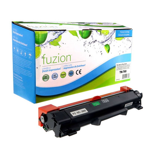 Fuzion Brother TN760 Toner Cartridge