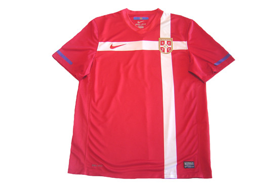 Download NIKE SERBIA 2010 AWAY RED JERSEY - Soccer Plus