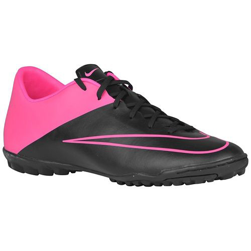 NIKE MERCURIAL VICTORY V TF BLACK HYPER PINK turf soccer shoes NIKE MERCURIAL VICTORY V TF BLACK HYPER PINK turf soccer shoes