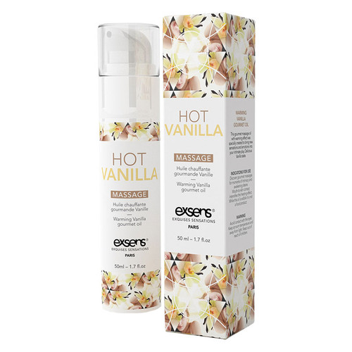 Exsens Warming Massage Oil - Hot Vanilla